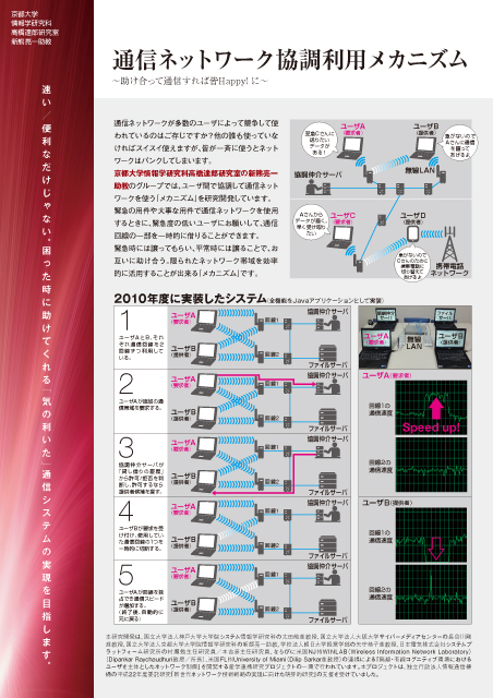 デザイン制作 ポスター 京都大学 研究成果を発表ポスター